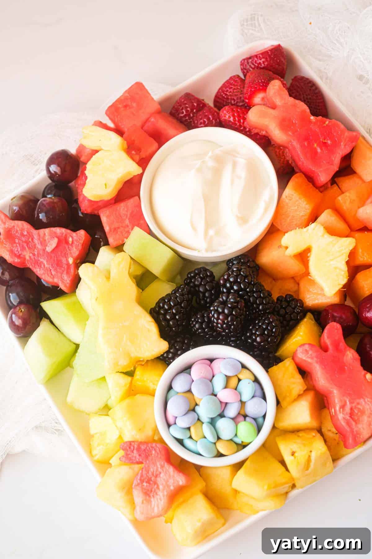 Festive Easter Party Food Ideas and Fun Games 6 Easter Fruit Tray
