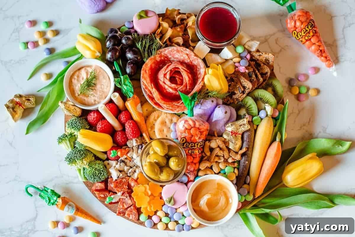 Festive Easter Party Food Ideas and Fun Games 8 Easter charcuterie boards