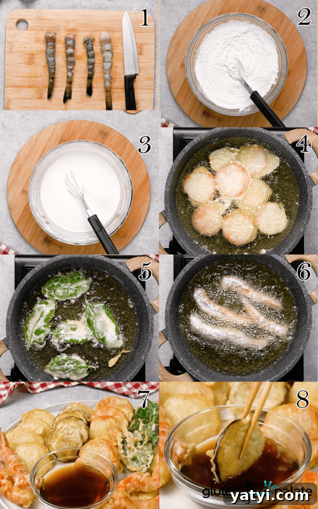Crispy Gluten-Free Tempura Recipe: Light, Crunchy & Vegan-Friendly 6 Gluten-free tempura step by step.