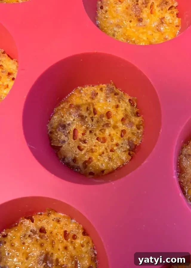 Keto Bacon & Cheddar Crisps — Low-Carb Snack Recipe 9 baked bacon cheddar cheese crisps