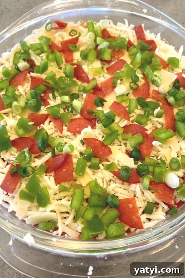 15-Minute Hot Pizza Dip Recipe: Savory Appetizer for Parties 6 hot pizza dip