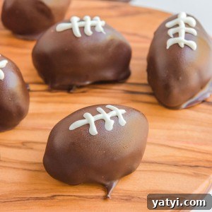 Oreo Football Truffles are perfect for the Super Bowl, Tailgating Parties, or even just to snack on during the game! Only 5 ingredients!
