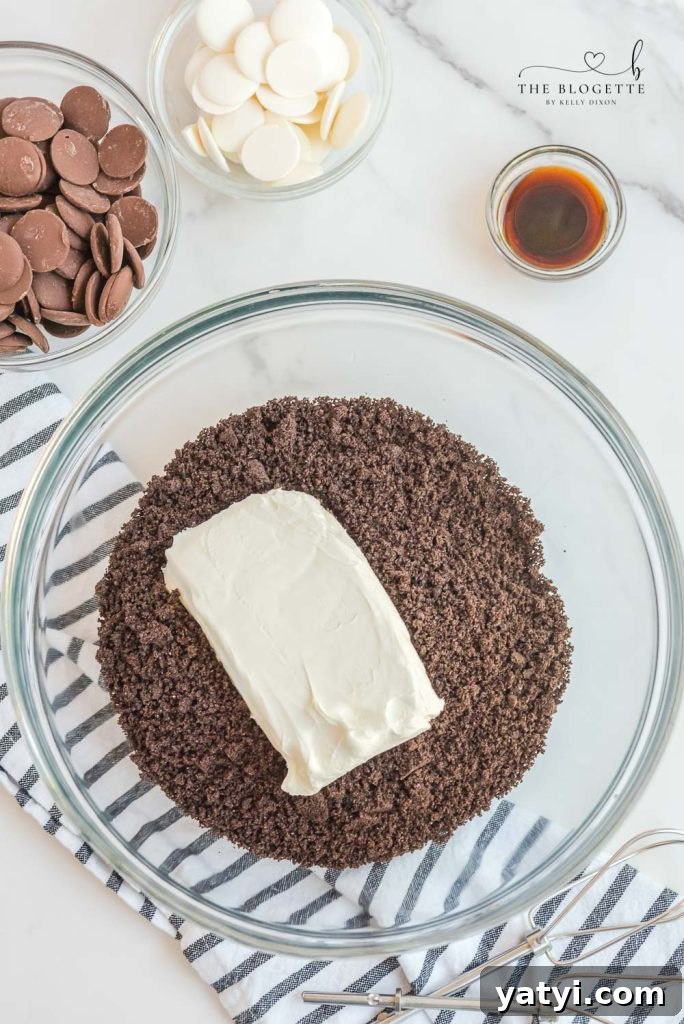 Ingredients for Oreo Truffles
