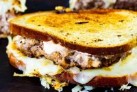 Turkey Reuben Patty Melt Recipe — Tangy Thousand Island Turkey Burgers
