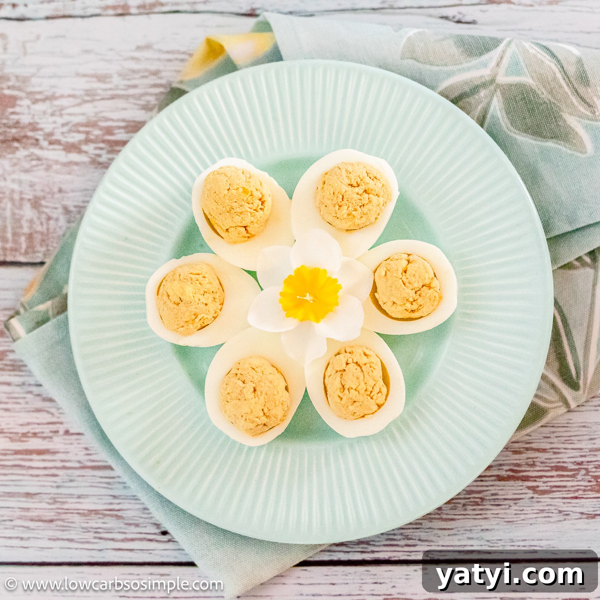 Carnivore Browned Butter and Cream Cheese Deviled Eggs | Low-Carb, So Simple