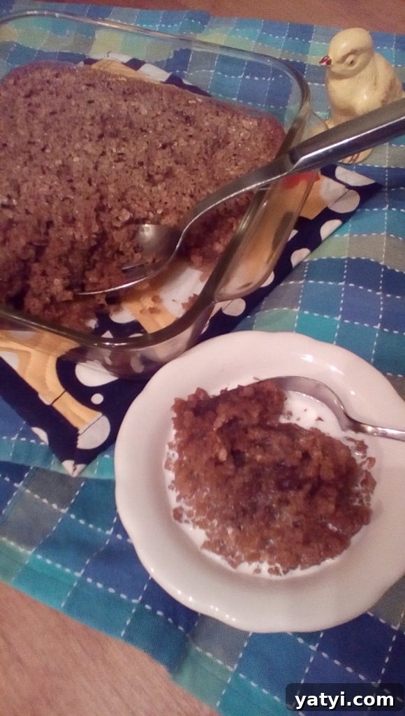 Amazingly flavorful baked oatmeal