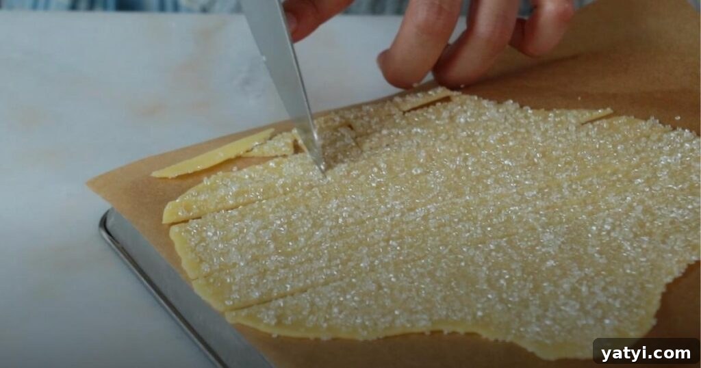 Slice-and-Bake Christmas Cookies: Simple Holiday Cookie Guide 14 cutting thin plain dough with sprinkles