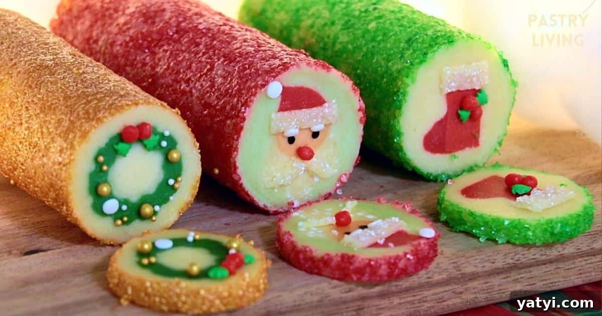 Slice-and-Bake Christmas Cookies: Simple Holiday Cookie Guide 3 3 slice-and-bake Christmas cookie dough logs