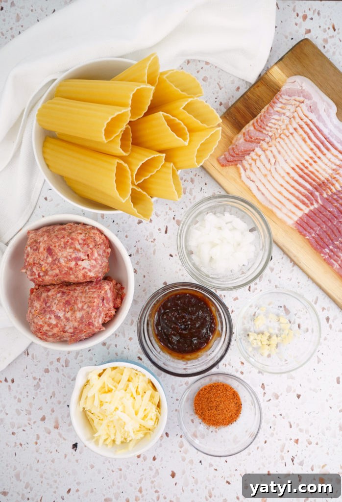Ingredients laid out