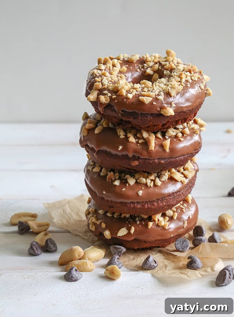 Double Chocolate Peanut Butter Doughnuts Recipe 7 TheLittleEpicurean-double-chocolate-peanut-donuts1