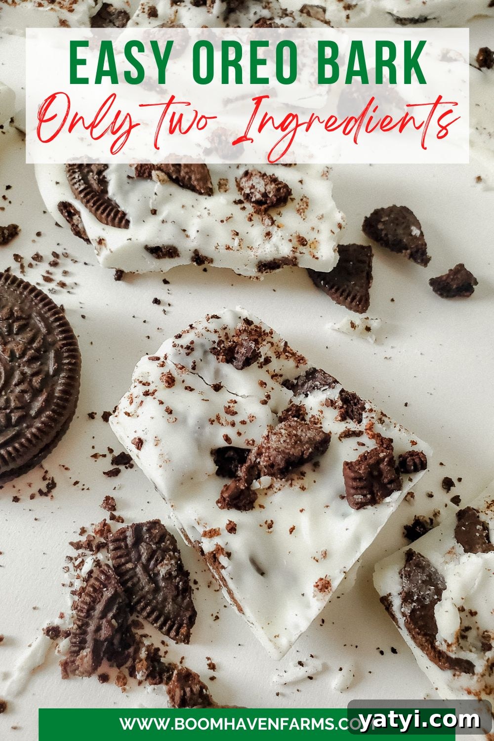 white chocolate oreo bark recipe