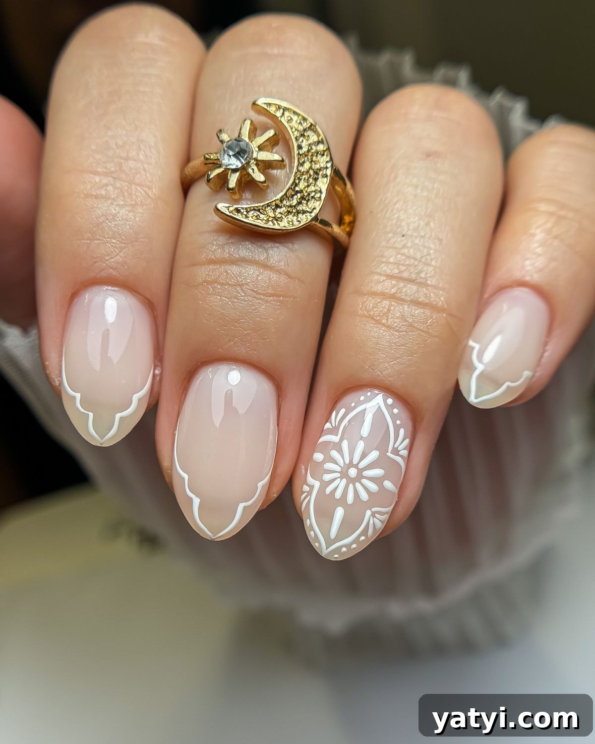 41 Chic Nude Nail Ideas You Can Create at Home 4 2. Cute and Natural Nude Nails