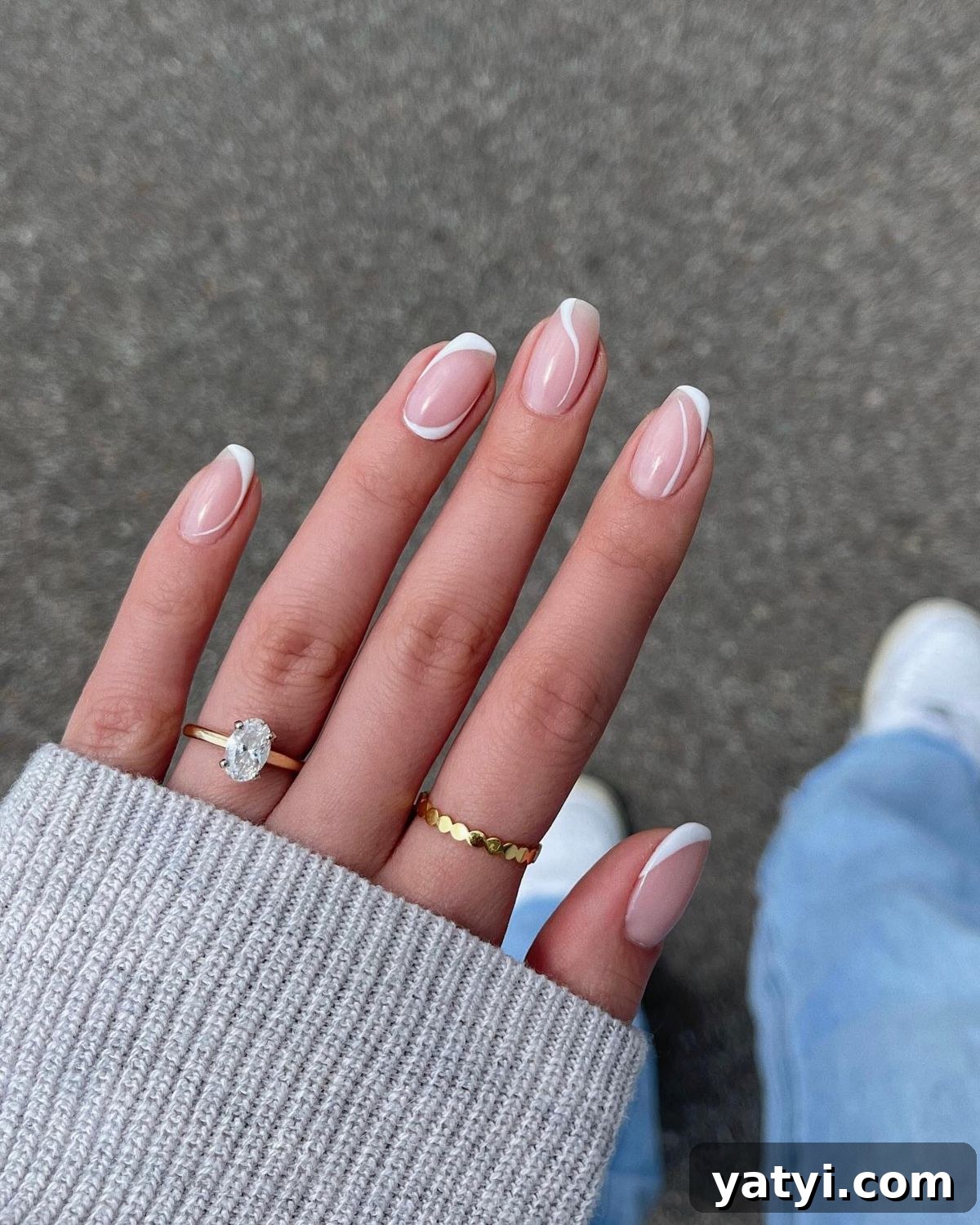 41 Chic Nude Nail Ideas You Can Create at Home 5 3. Squoval Nudes