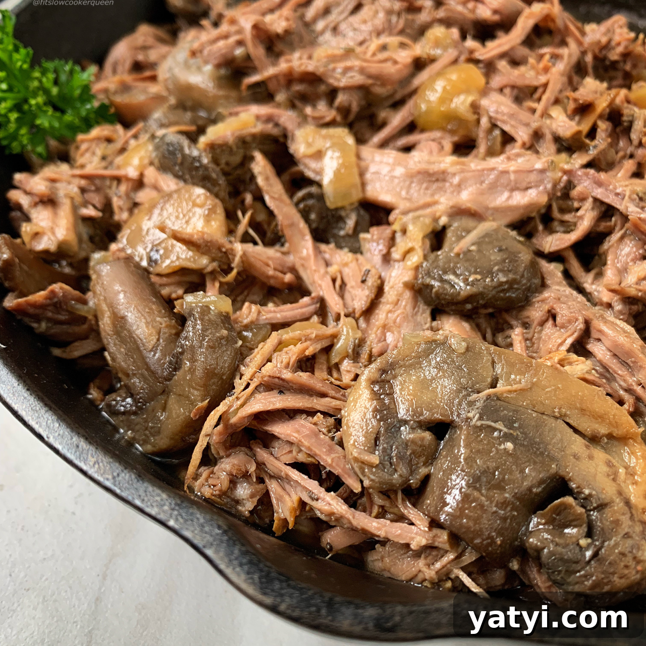 Slow-Cooked Beef with Mushrooms: Tender Pot Roast in a Crockpot 7 Beef slow cooks with mushrooms for a healthy meal the entire family will enjoy. Make this paleo, whole30, low-carb roast in your slow cooker or Instant Pot!