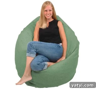 7 Organic Non-Toxic Bean Bag Chair Brands and Sustainable Fill Options 3 hemp eco-friendly bean bag from the ultimate green store