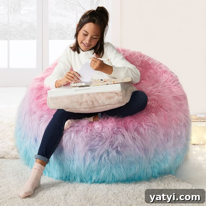 7 Organic Non-Toxic Bean Bag Chair Brands and Sustainable Fill Options 6 non toxic bean bag chair from pottery barn