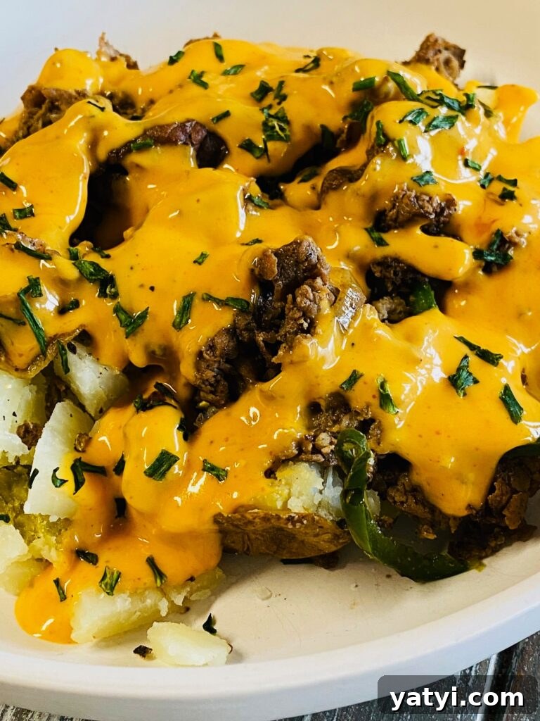 Loaded Taco Tater Tots Made in a Blackstone Pizza Oven 13 Blackstone Cheesesteak Loaded Potatoes