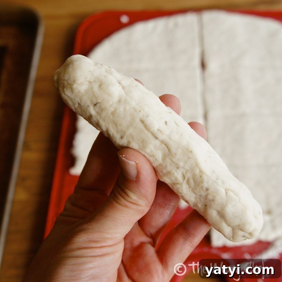 Cheesy Stuffed Breadsticks Recipe for Gooey, Pull-Apart Bread 4 Example of method for recipe