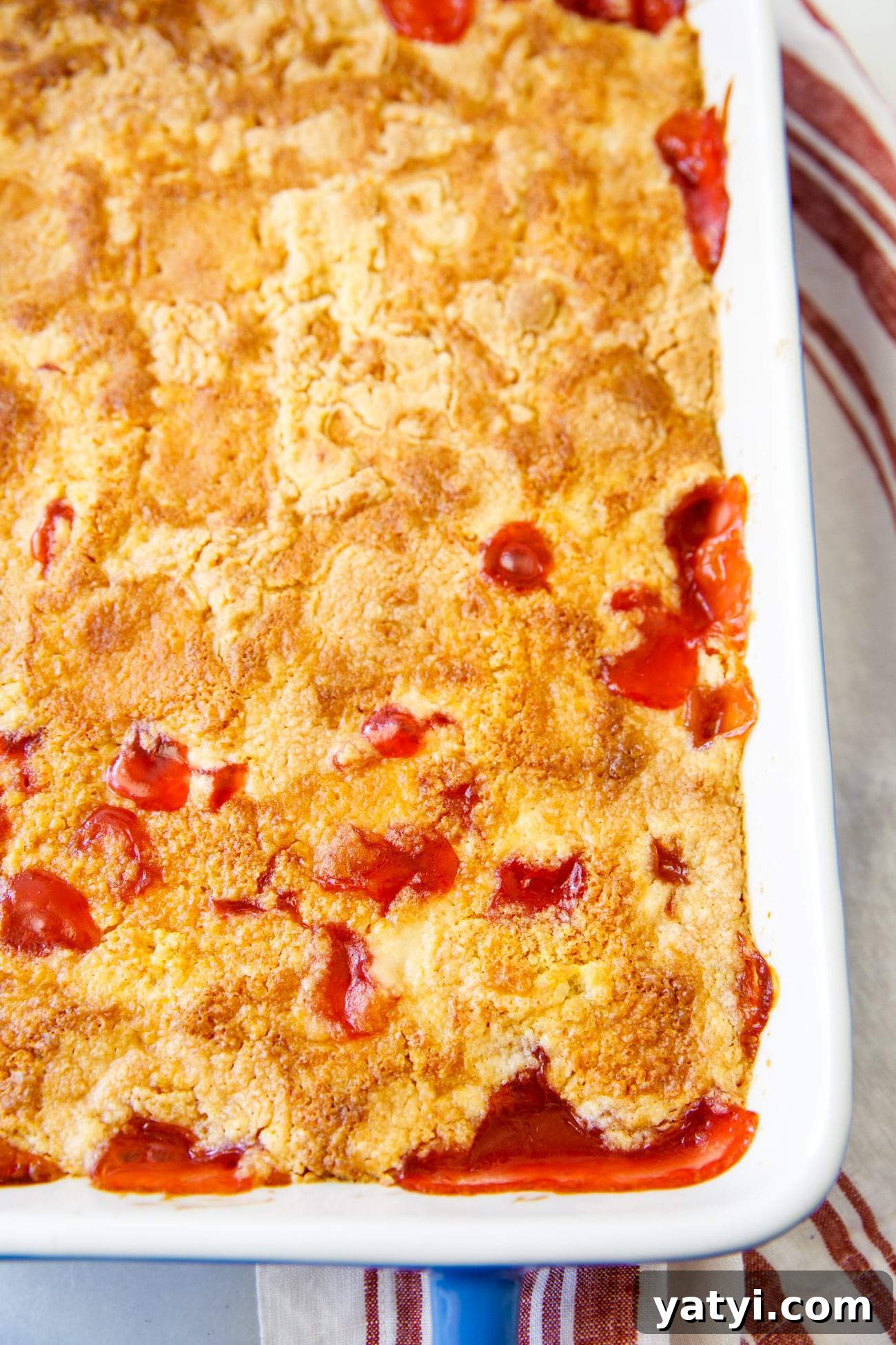 Cherry Pineapple Dump Cake Recipe: Quick No-Fuss Dessert 5 cherry pineapple dump cake in a dish