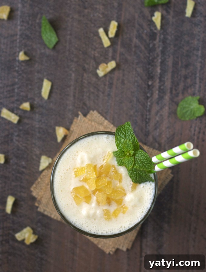 Ginger Pineapple Lassi Recipe + Amazon Giveaway Inside 3 Ginger Pineapple Lassi