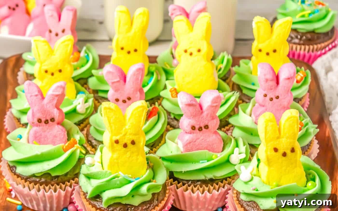 15 Delightful Easter Desserts Your Guests Will Love 9 Peeps Cupcakes