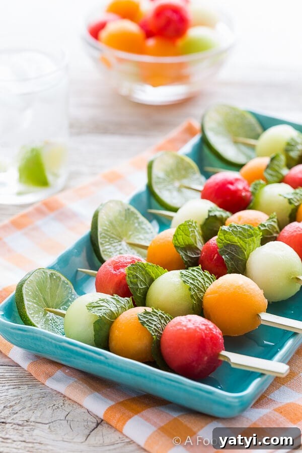 Melon Kabobs | AFoodCentricLife.com