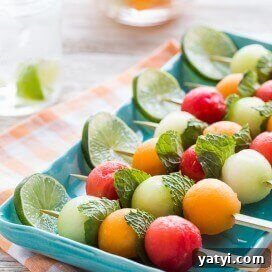 Melon Kabobs | AFoodCentricLife.com