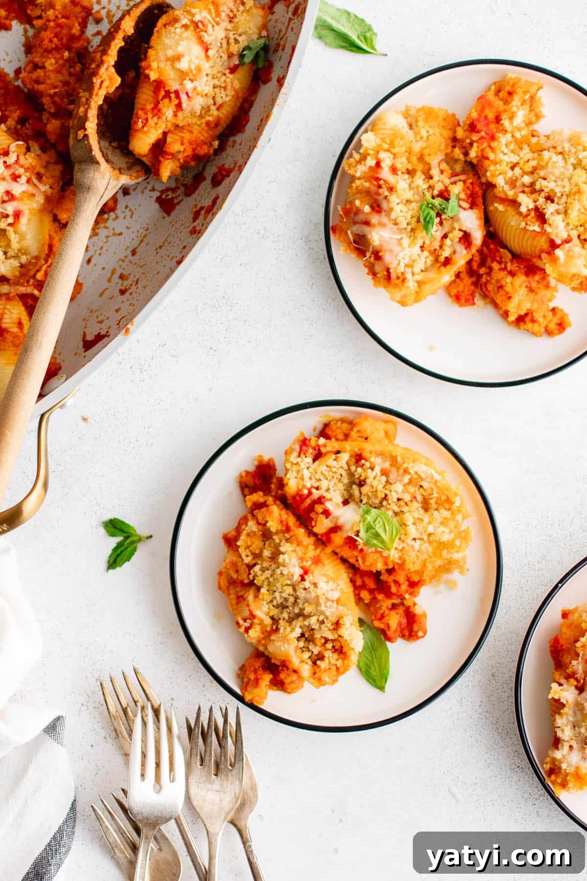 chicken parmesan stuffed shells