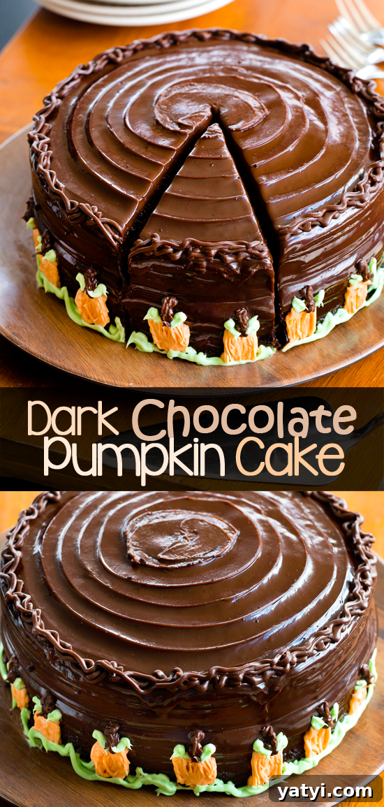 Chocolate Pumpkin Dessert Fudge Layer Cake Chocolate Pumpkin Dessert Fudge Layer Cake