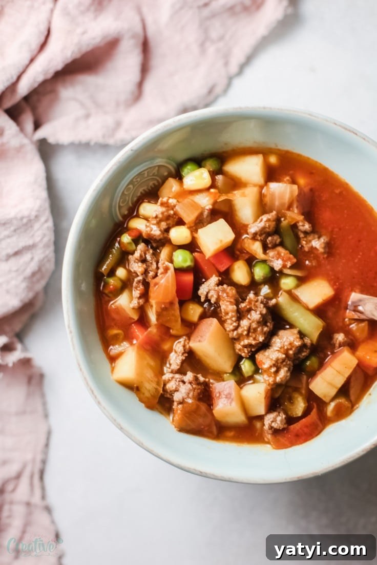 Easy hamburger soup recipe