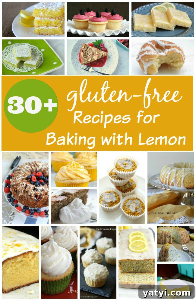 30 Gluten-Free Recipes for Baking with Lemon. So many I want to try!