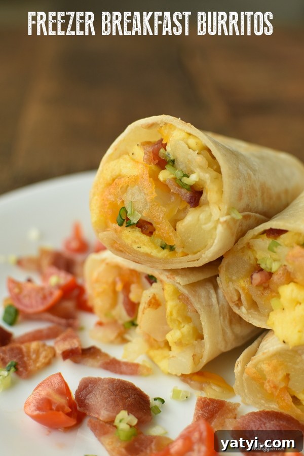 Make-Ahead Freezer Breakfast Burritos for Busy Mornings 2 freezer breakfast burritos