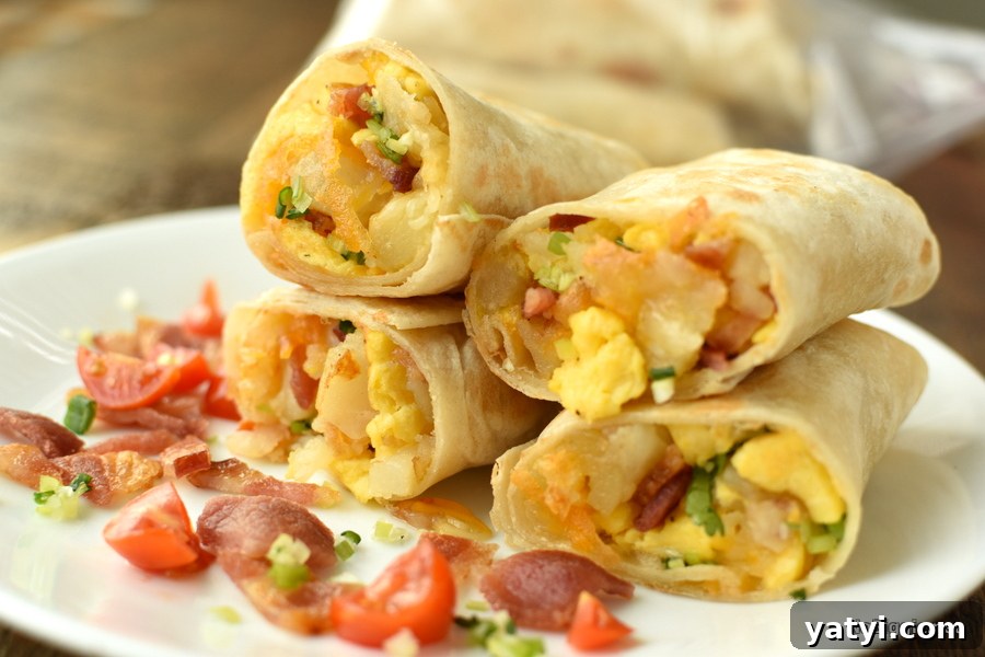 Make-Ahead Freezer Breakfast Burritos for Busy Mornings 4 breakfast burritos