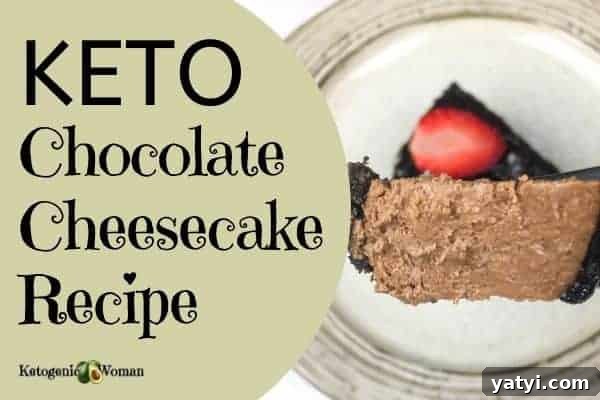 Keto Instant Pot Chocolate Cheesecake Recipe