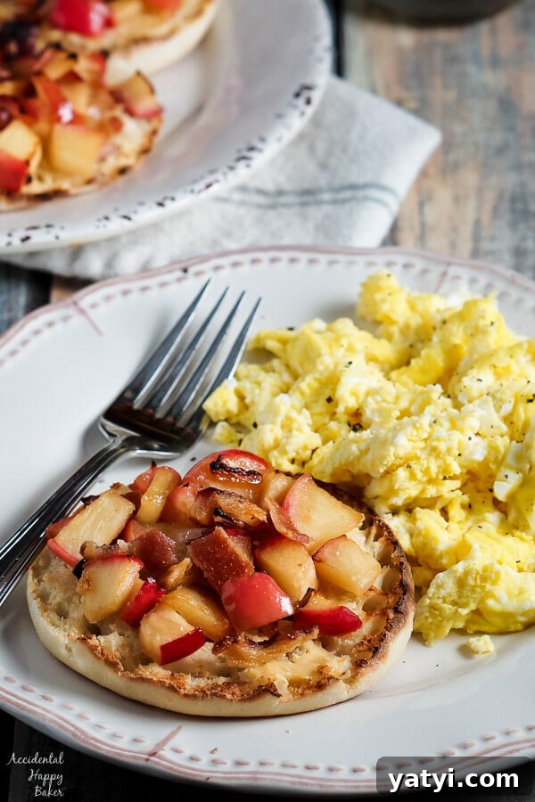 Apple, Bacon & Cheddar English Muffin Sandwiches 2 img 5117 1