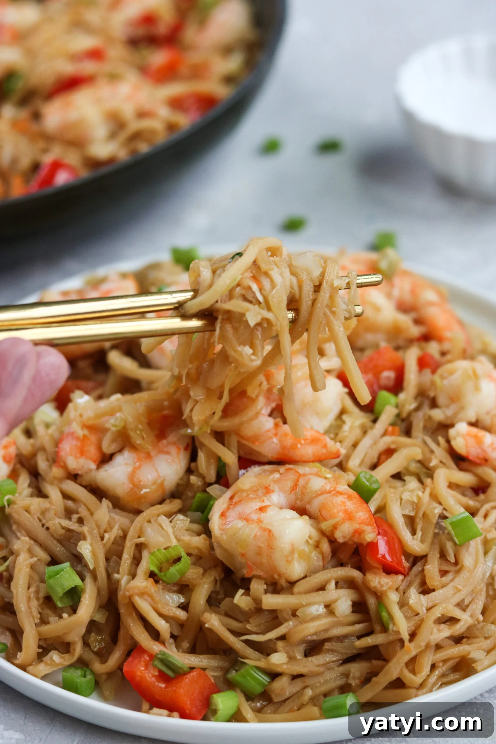 Whole30 Shrimp Lo Mein Recipe — Paleo & Keto-Friendly Shrimp Noodles 5 Shrimp lo mein Keto
