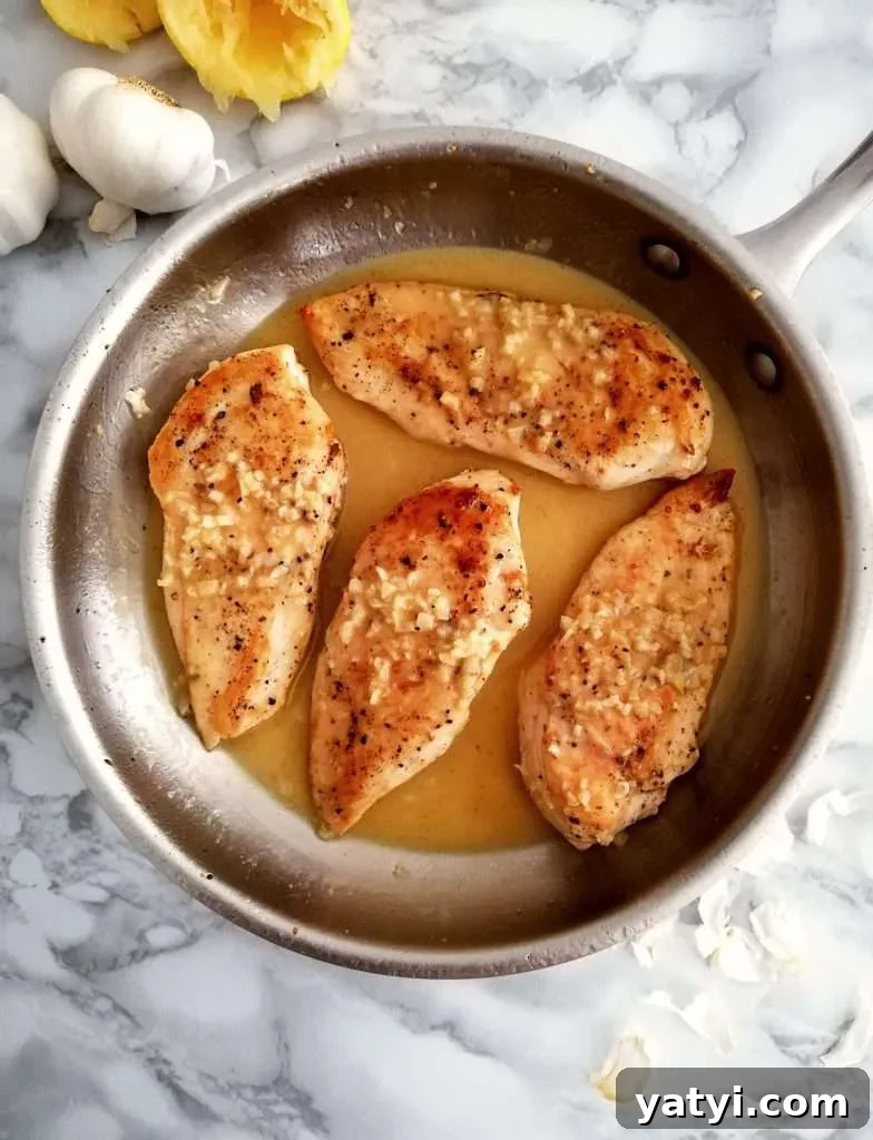 Chicken in Creamy White Wine Sauce: Simple Weeknight Dinner 8 chicken with white wine sauce completed