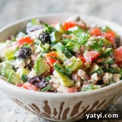 20-Minute Greek Salad Recipe Everyone Will Love 5 20-minute Greek Salad Recipe | @EatBetterRecipes