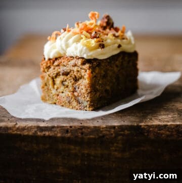 Gluten-Free Golden Beet and Carrot Cake Recipe 9 A piece of cake sitting on top of a table
