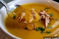 Creamy Roasted Butternut Squash Soup with Sage and Garlic