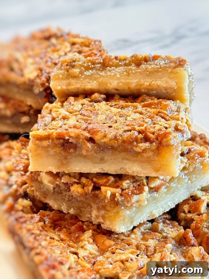 Irresistible Pecan Pie Bars Recipe for Fall Desserts 2 Pecan Pie Bars.