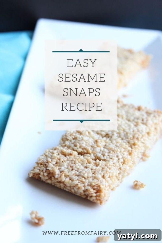 Make your own sesame snaps. So easy and quick with no refined sugar or dairy.