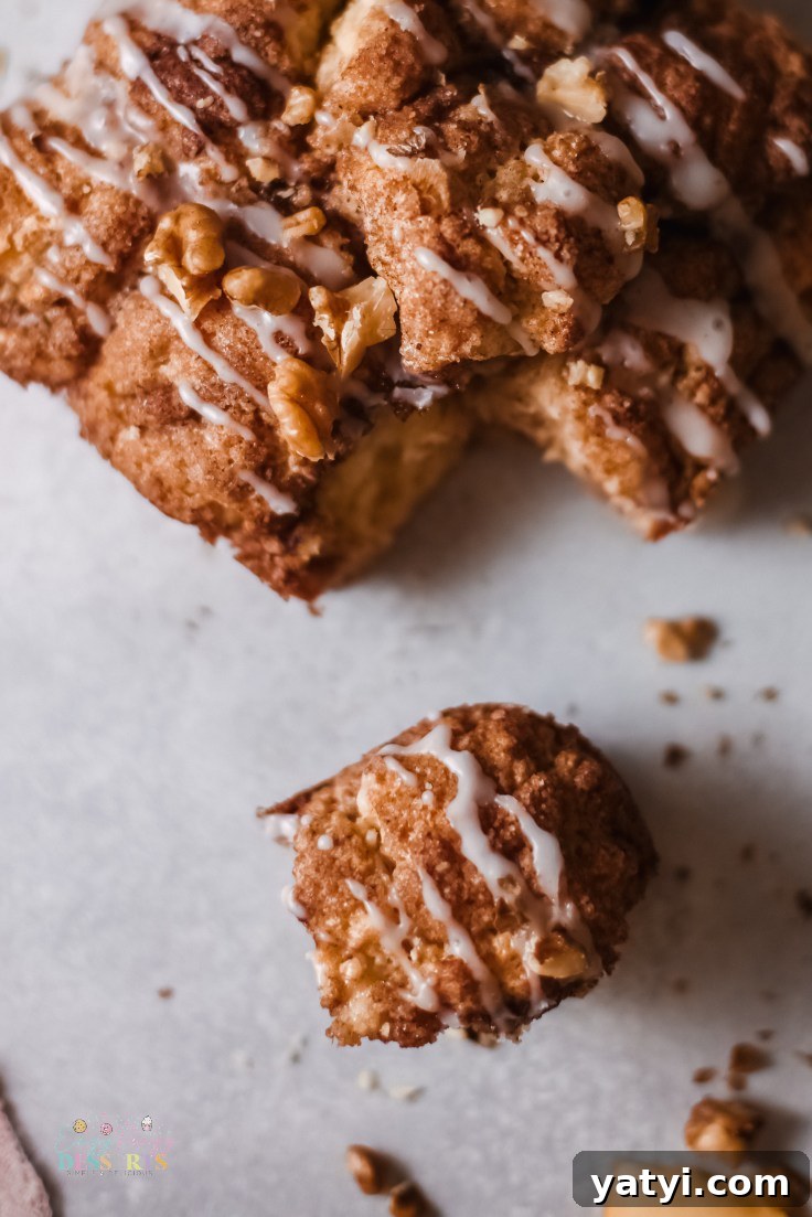 Pull-Apart Apple Cinnamon Bread Recipe for Fall Baking 4 Cinnamon pull apart bread recipe