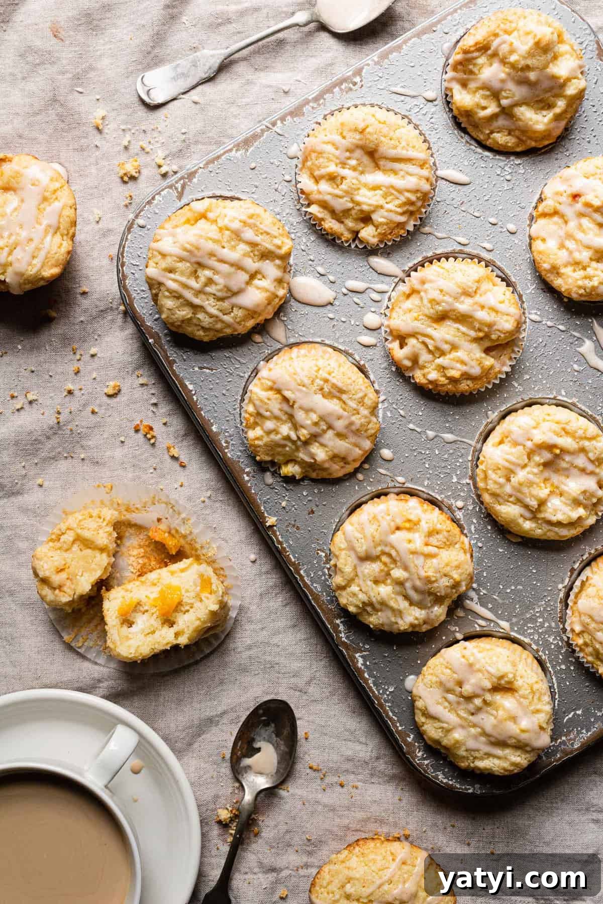 Juicy Peach Muffin Recipe: Soft, Moist Muffins in 30 Minutes 2 Peach muffins recipe