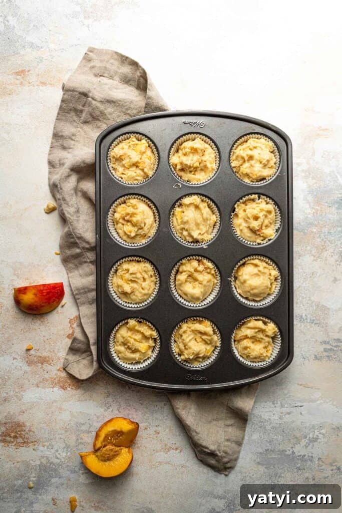 Juicy Peach Muffin Recipe: Soft, Moist Muffins in 30 Minutes 9 img 6957 8