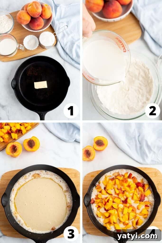 Peach Cobbler with Cake Batter Peach Cobbler with Cake Batter