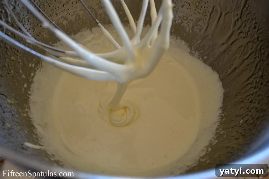 EarlGreyCupcakes3 Buttercream with Whisk Attachment with Mixture Dripping Down