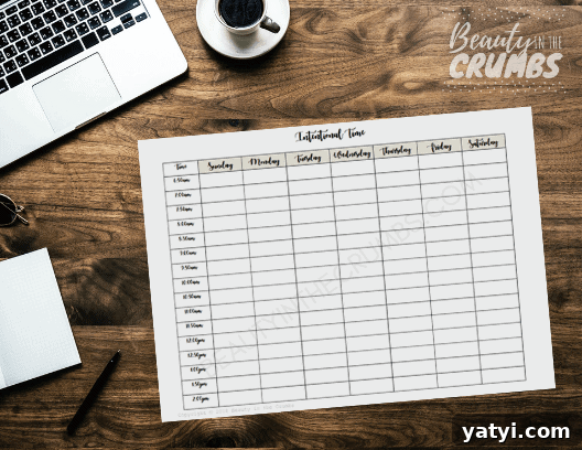 Daily Routines That Work When You Have Kids 4 Intentional Time Blocking Printable