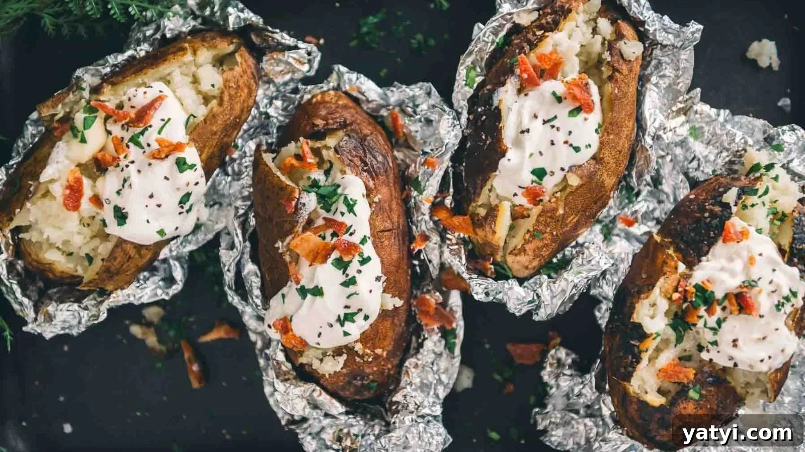 19 Holiday Side Dishes to Balance Your Festive Meal 12 Campfire potatoes cooked in foil until the slices are soft with crisped edges.