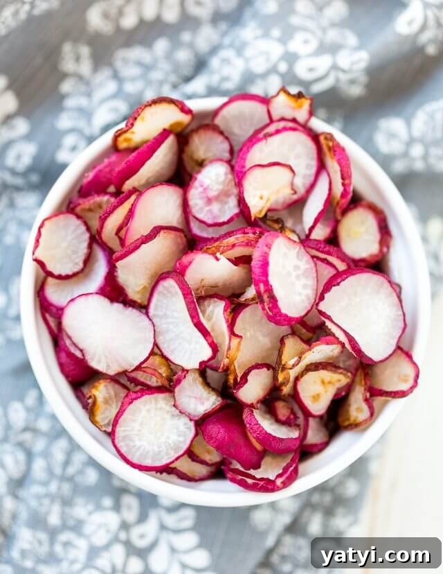 Crispy Oven-Baked Radish Chips Recipe 3 Baked Radish Chips